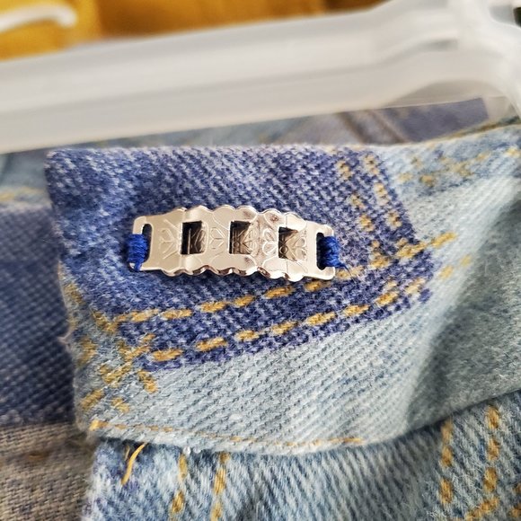 vintage 1970s patchwork suit - Picture 10 of 11